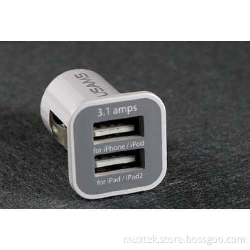 Power Dual USB Car Adaptor, USB Car Charger (HY-AD-004)